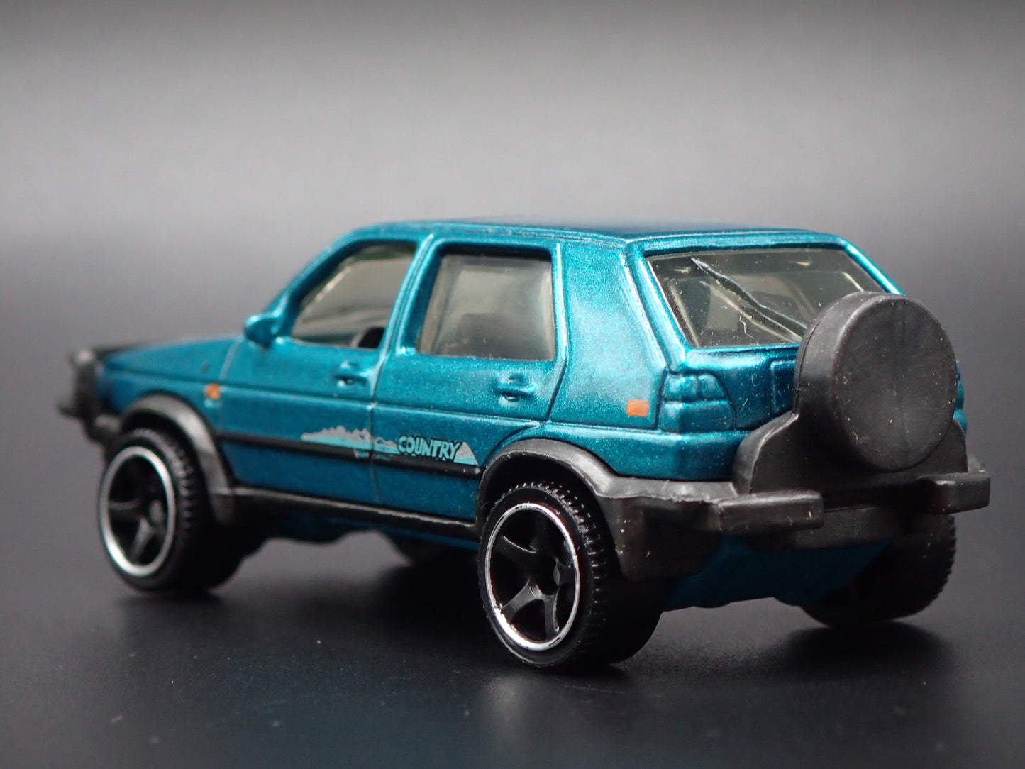 1990 90 VW VOLKSWAGEN GOLF COUNTRY MK2 GREEN 1:64 SCALE DIECAST MODEL CAR