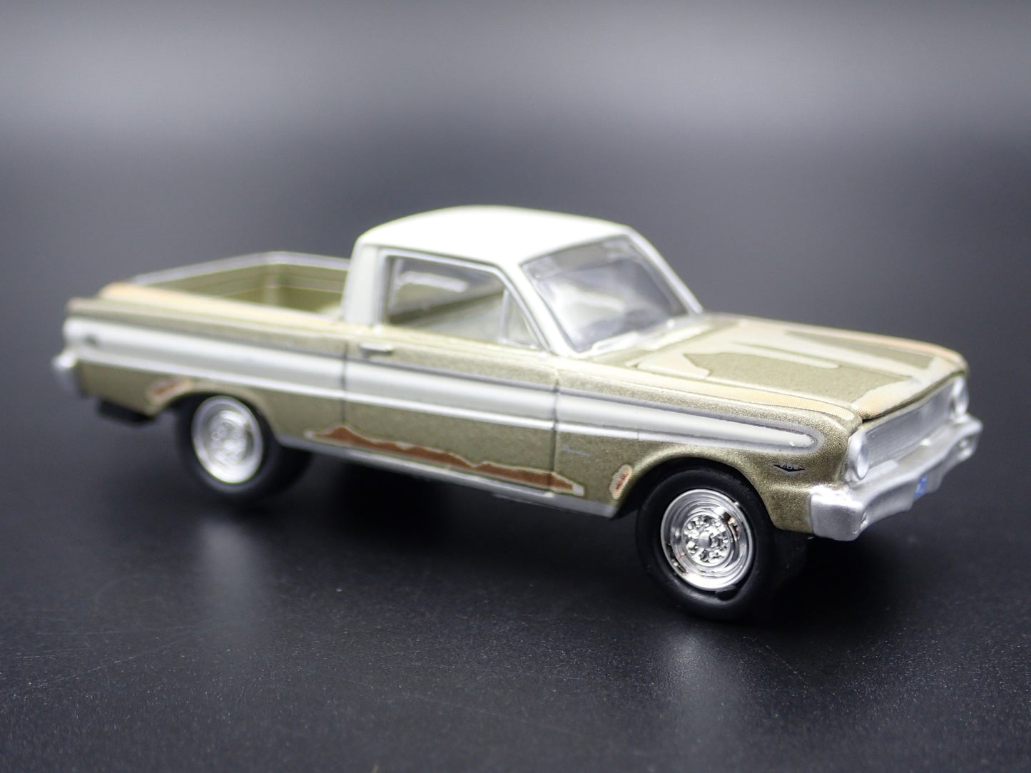 1964 64 FORD FALCON RANCHERO HITCH RUSTED BARN FIND 1:64 SCALE DIECAST MODEL CAR