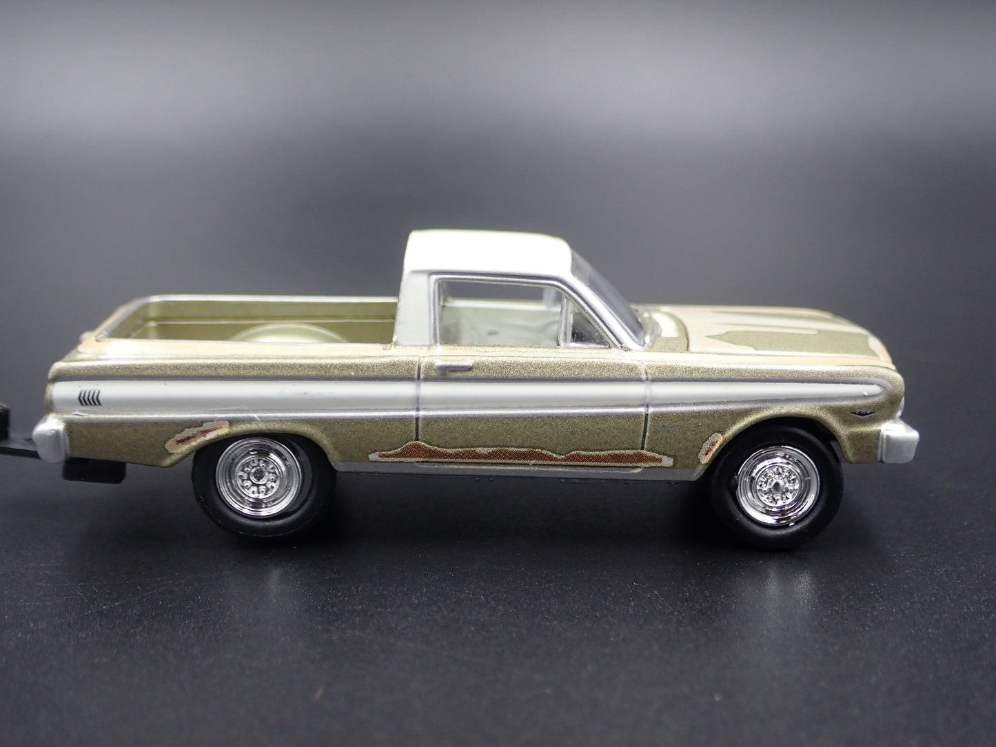 1964 64 FORD FALCON RANCHERO HITCH RUSTED BARN FIND 1:64 SCALE DIECAST MODEL CAR