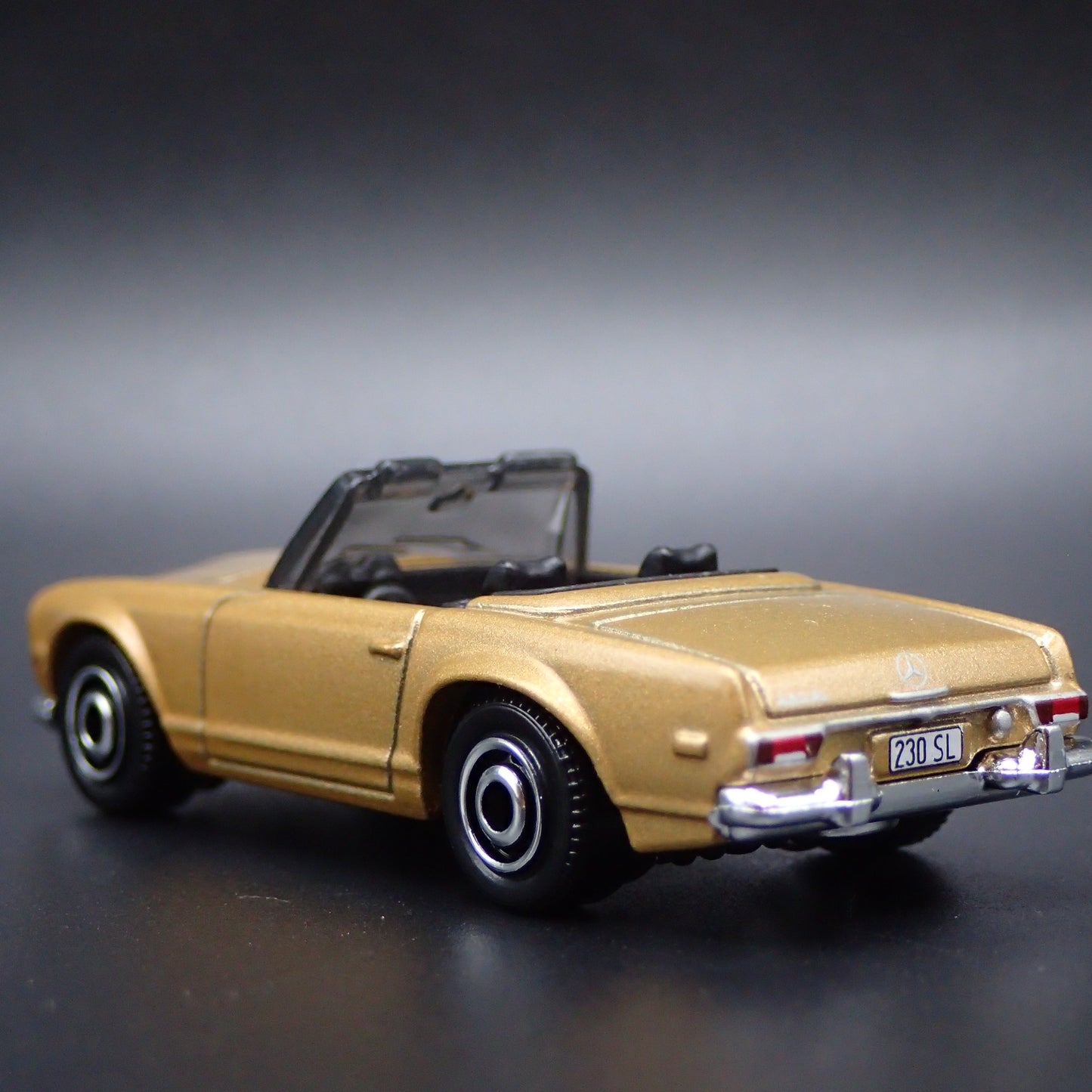1963-1967 MERCEDES-BENZ 230 SL CONVERTIBLE 1:64 SCALE DIORAMA DIECAST MODEL CAR