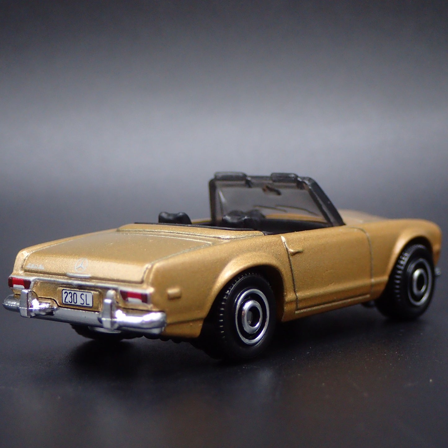 1963-1967 MERCEDES-BENZ 230 SL CONVERTIBLE 1:64 SCALE DIORAMA DIECAST MODEL CAR