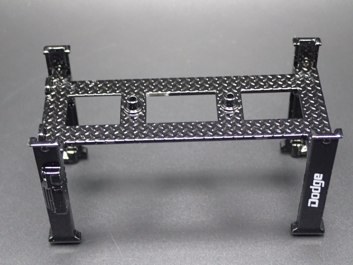 DODGE BLACK 1:64 SCALE AUTO SHOP MECHANIC GARAGE 4 POST CAR LIFT DIECAST MODEL