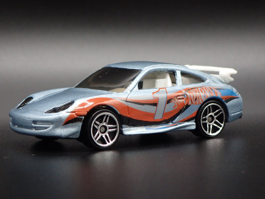 1999-2005 PORSCHE 911 GT3 CUP 996 BLUE 1:64 SCALE DIORAMA  DIECAST MODEL CAR