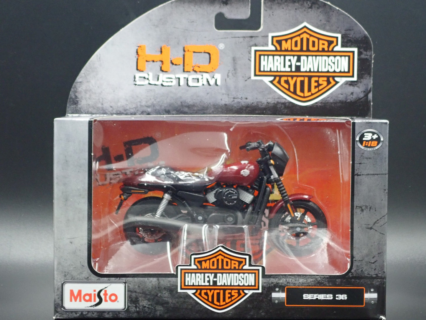 2015 15 STREET 750 HARLEY DAVIDSON MOTORCYCLE MAISTO SERIES 36 1/18 MODEL BIKE