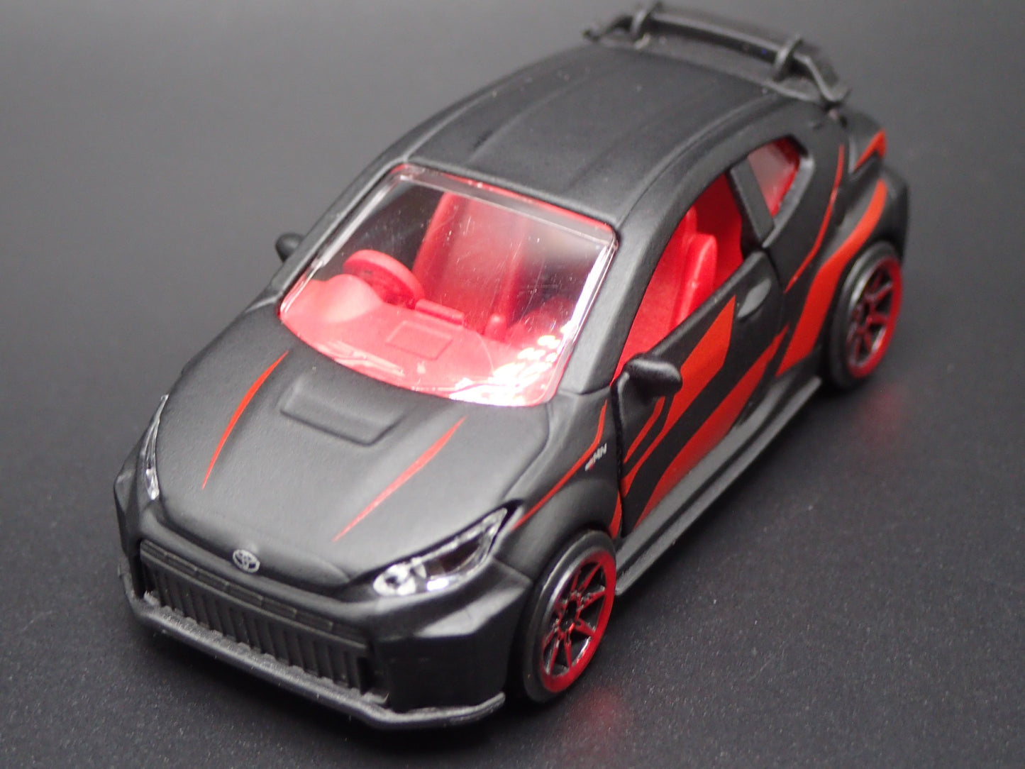 2020-2025 TOYOTA GR YARIS BLACK 1/64 SCALE COLLECTIBLE DIORAMA DIECAST MODEL CAR