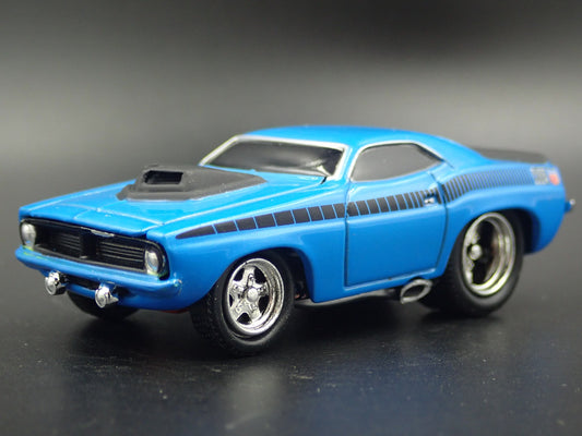 1970 70 PLYMOUTH AAR CUDA RARE 1:64 SCALE LIMITED DIORAMA DIECAST MODEL CAR-Burning Rubber Toy Company