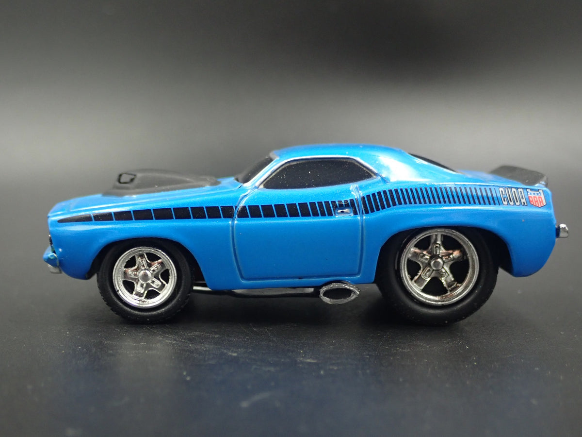 1970 70 PLYMOUTH AAR CUDA RARE 1:64 SCALE LIMITED DIORAMA DIECAST MODEL CAR-Burning Rubber Toy Company
