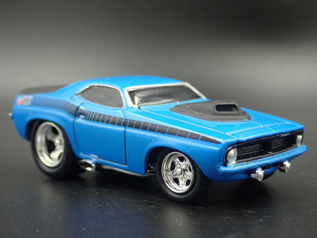 1970 70 PLYMOUTH AAR CUDA RARE 1:64 SCALE LIMITED DIORAMA DIECAST MODEL CAR-Burning Rubber Toy Company