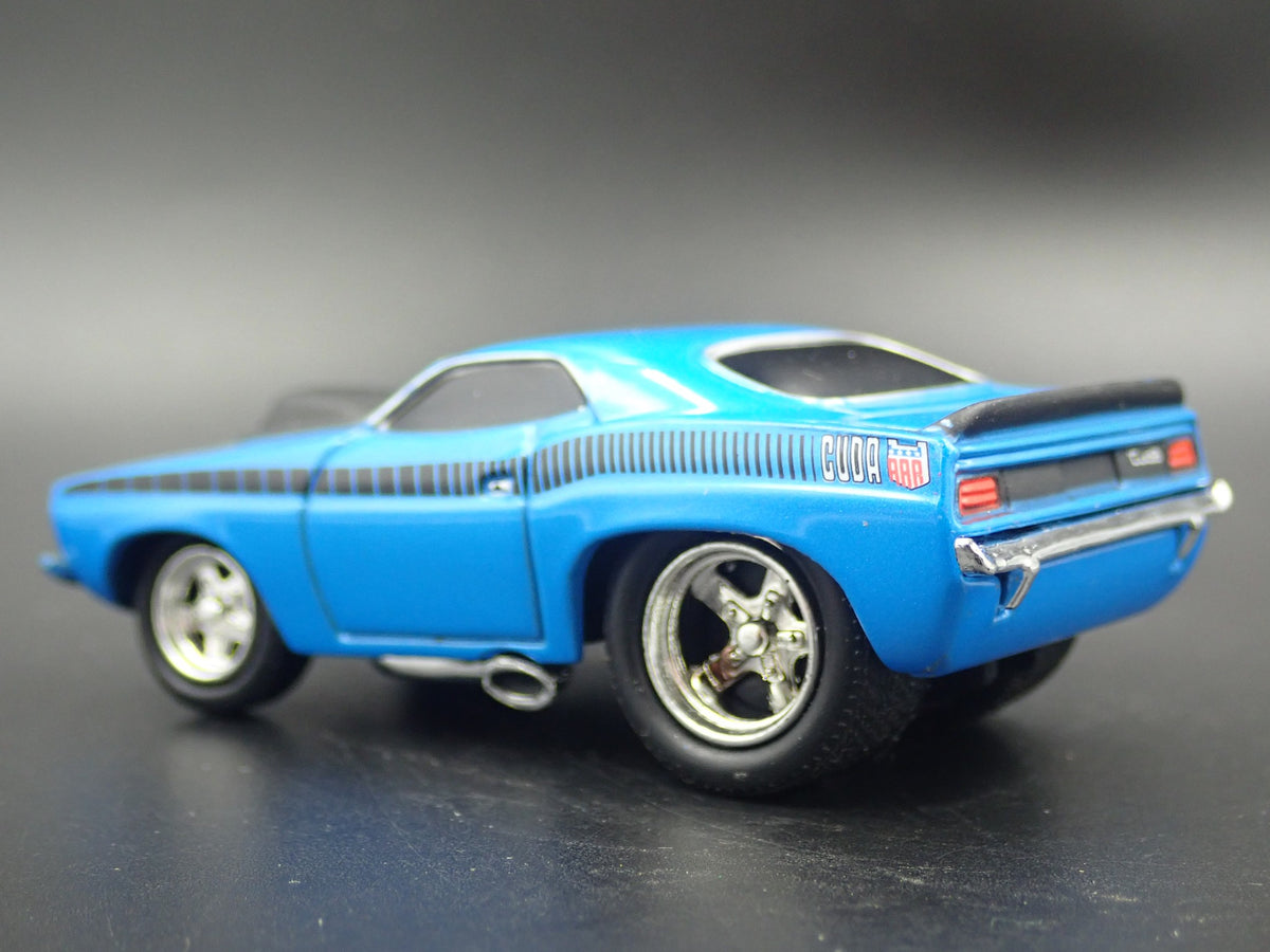 1970 70 PLYMOUTH AAR CUDA RARE 1:64 SCALE LIMITED DIORAMA DIECAST MODEL CAR-Burning Rubber Toy Company