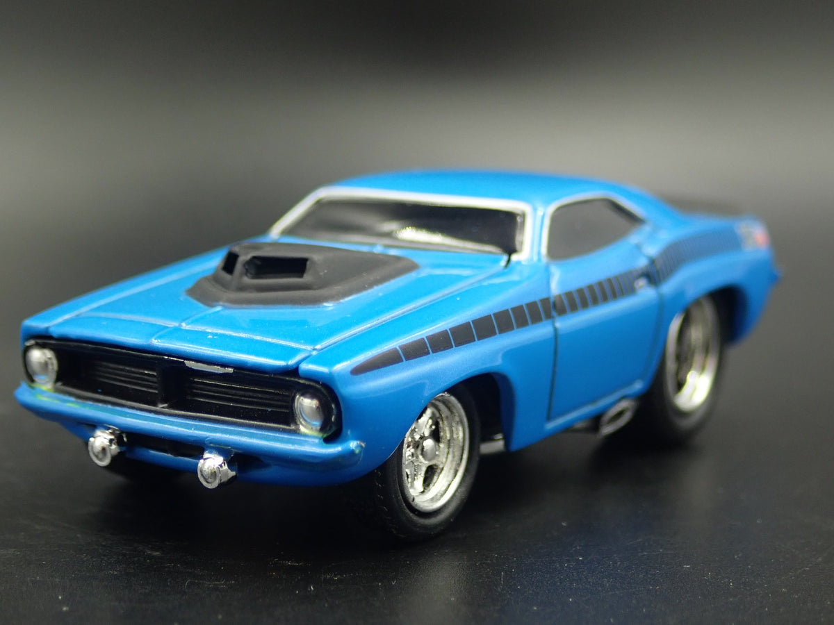 1970 70 PLYMOUTH AAR CUDA RARE 1:64 SCALE LIMITED DIORAMA DIECAST MODEL CAR-Burning Rubber Toy Company