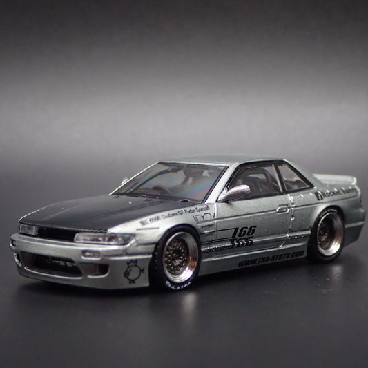 NISSAN SILVIA S13 ROCKET BUNNY V1 PANDEM JDM RARE 1:64 SCALE DIECAST MODEL CAR