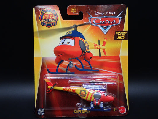 2025 DISNEY PIXAR CARS KATHY COPTER RADIATOR SPRINGS RACE & RESCUE MATTEL RARE