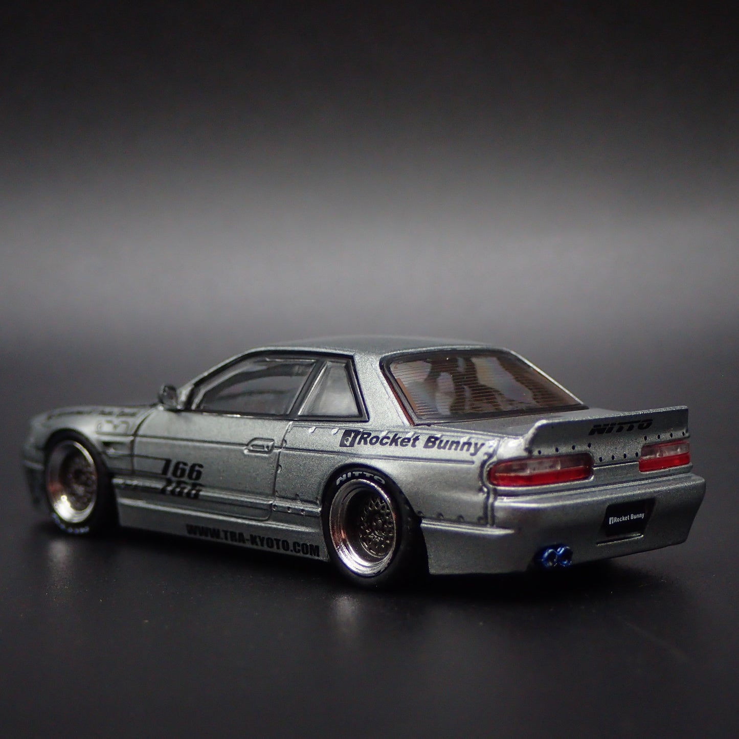 NISSAN SILVIA S13 ROCKET BUNNY V1 PANDEM JDM RARE 1:64 SCALE DIECAST MODEL CAR