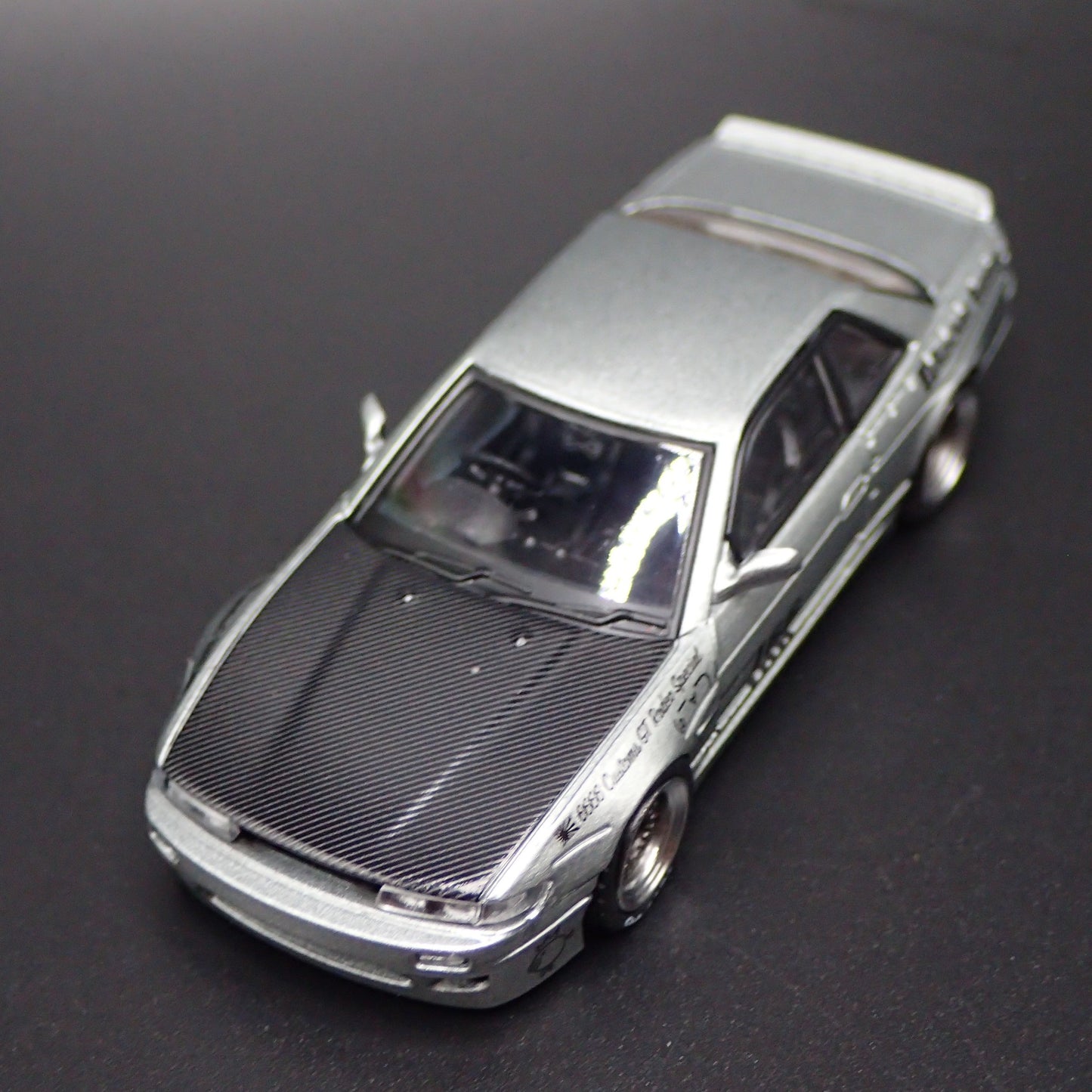 NISSAN SILVIA S13 ROCKET BUNNY V1 PANDEM JDM RARE 1:64 SCALE DIECAST MODEL CAR