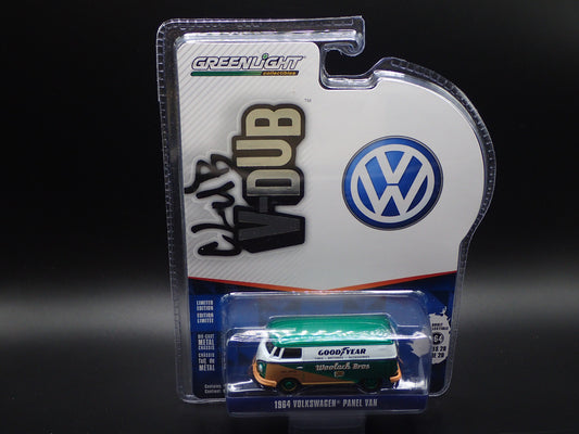 2025 GREENLIGHT GREEN MACHINE 1964 VOLKSWAGEN PANEL VAN CLUB VDUB 20 CHASE