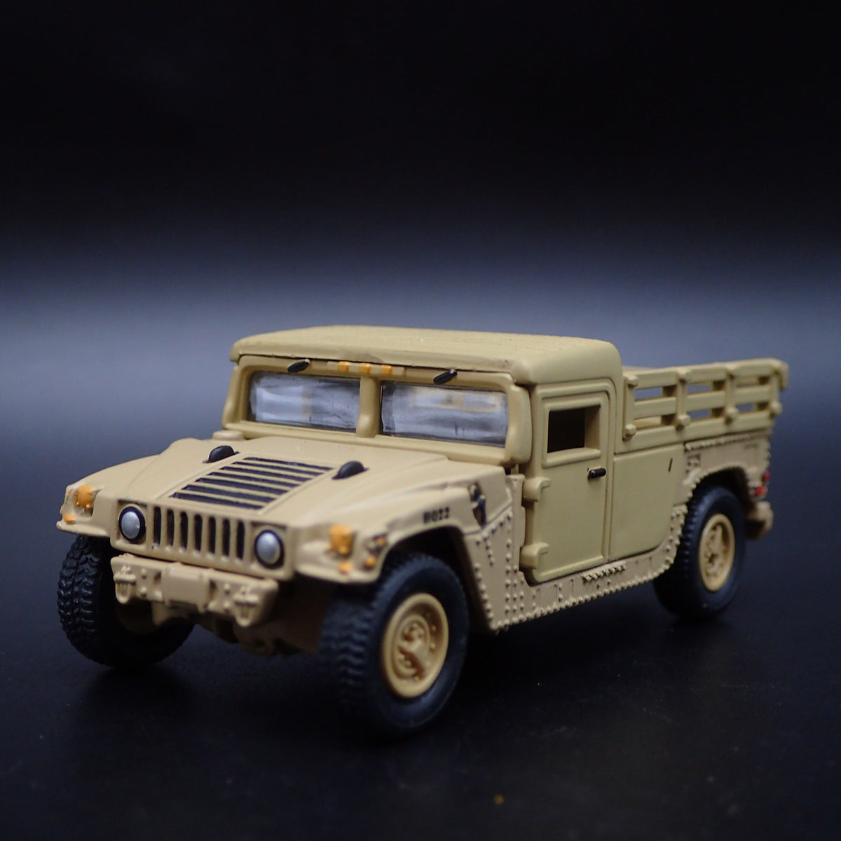M998 HMMWV CARGO TROOP CARRIER HUMMER H1 PICKUP 1:64 SCALE DIECAST MODEL CAR-Burning Rubber Toy Company