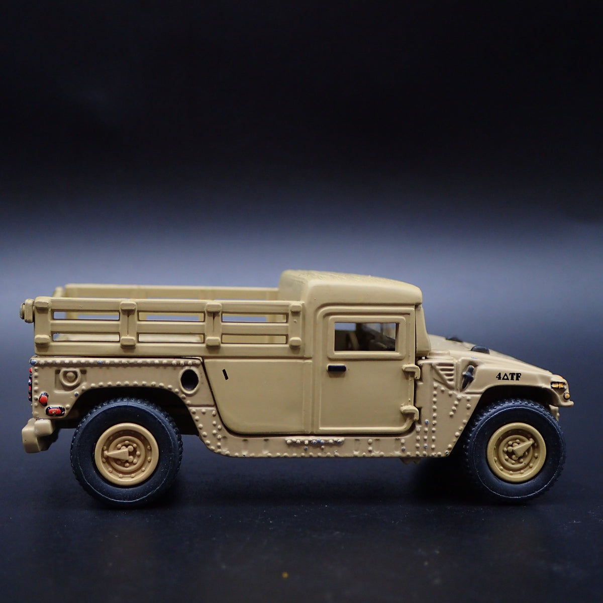 M998 HMMWV CARGO TROOP CARRIER HUMMER H1 PICKUP 1:64 SCALE DIECAST MODEL CAR-Burning Rubber Toy Company