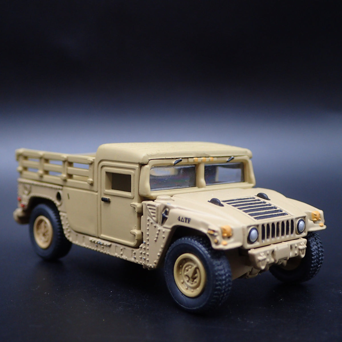 M998 HMMWV CARGO TROOP CARRIER HUMMER H1 PICKUP 1:64 SCALE DIECAST MODEL CAR-Burning Rubber Toy Company