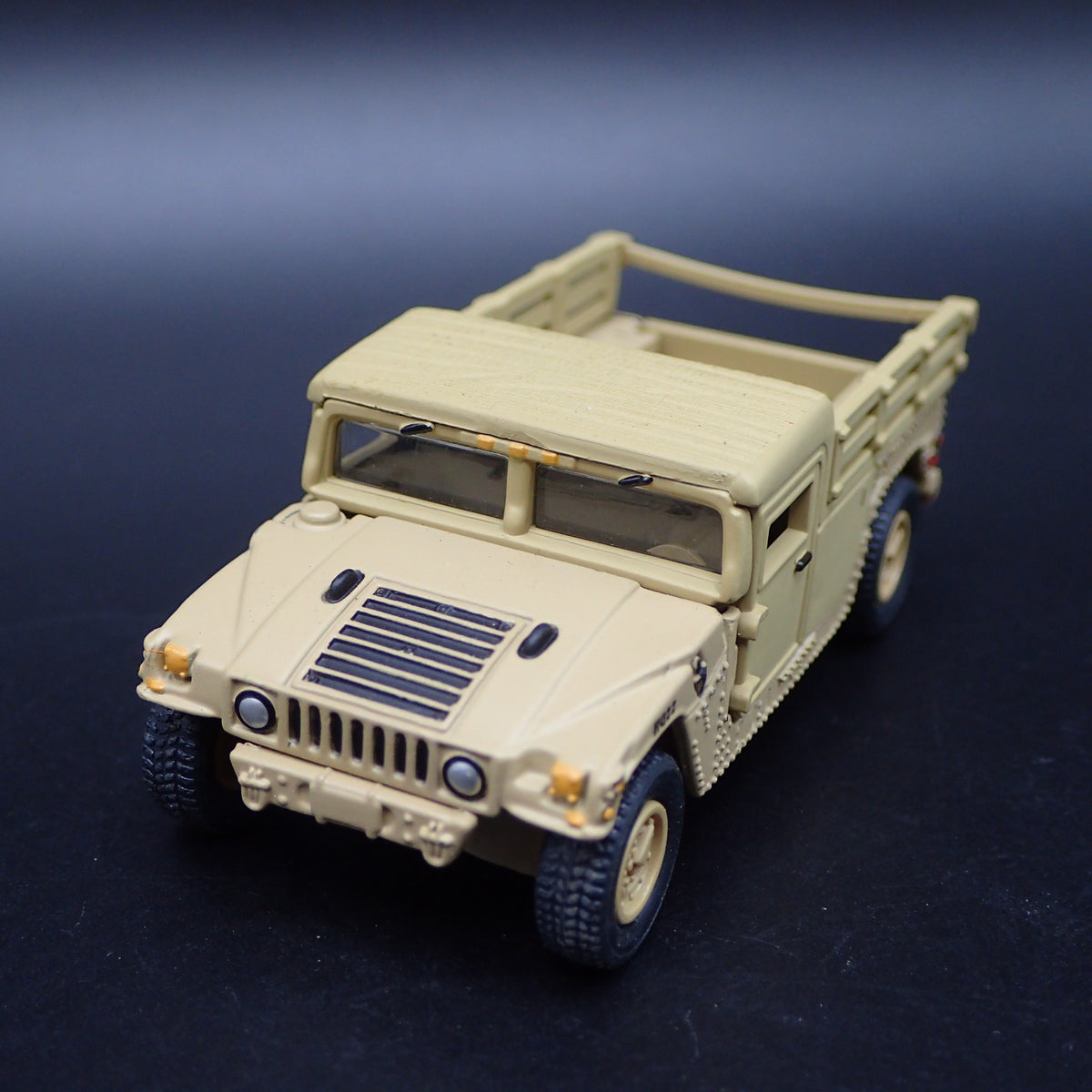 M998 HMMWV CARGO TROOP CARRIER HUMMER H1 PICKUP 1:64 SCALE DIECAST MODEL CAR-Burning Rubber Toy Company