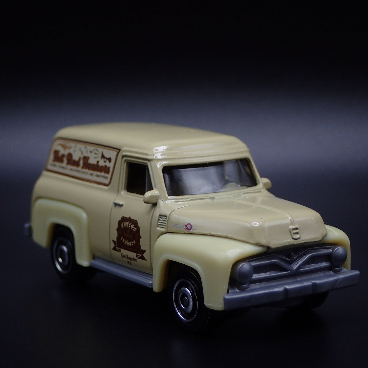1955 55 FORD PANEL VAN ROCK A BILLY BAND 1:64 SCALE DIORAMA DIECAST MODEL CAR