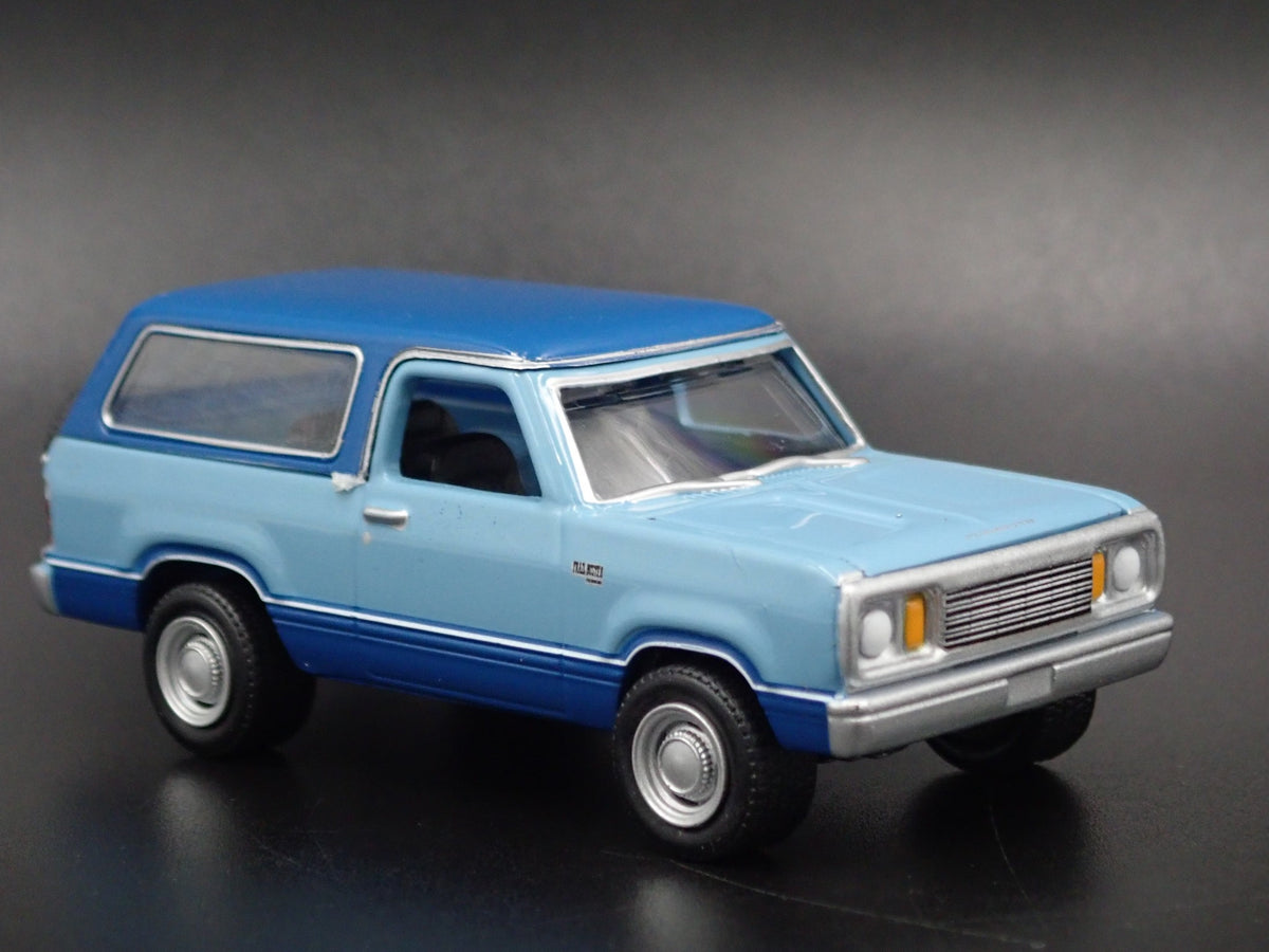 1977 PLYMOUTH TRAIL DUSTER 1/64 SCALE DIORAMA LIMITED DIECAST MODEL TRUCK-Burning Rubber Toy Company