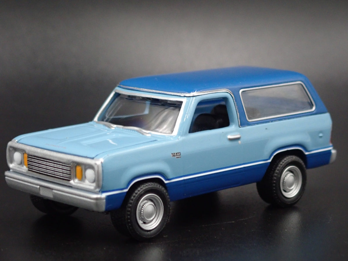 1977 PLYMOUTH TRAIL DUSTER 1/64 SCALE DIORAMA LIMITED DIECAST MODEL TRUCK-Burning Rubber Toy Company