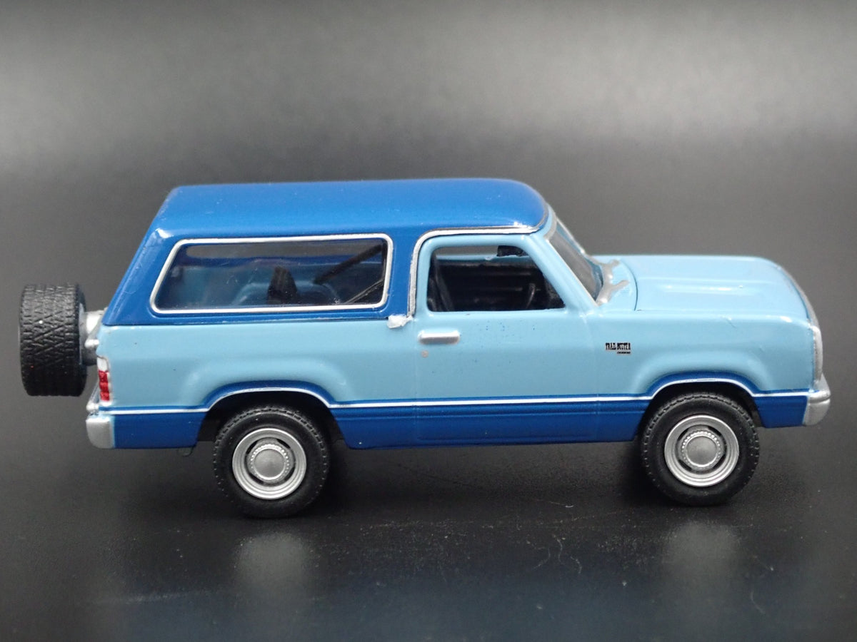 1977 PLYMOUTH TRAIL DUSTER 1/64 SCALE DIORAMA LIMITED DIECAST MODEL TRUCK-Burning Rubber Toy Company