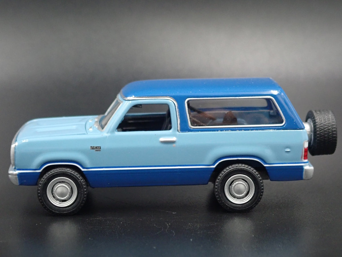 1977 PLYMOUTH TRAIL DUSTER 1/64 SCALE DIORAMA LIMITED DIECAST MODEL TRUCK-Burning Rubber Toy Company