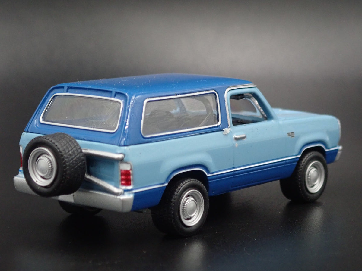 1977 PLYMOUTH TRAIL DUSTER 1/64 SCALE DIORAMA LIMITED DIECAST MODEL TRUCK-Burning Rubber Toy Company