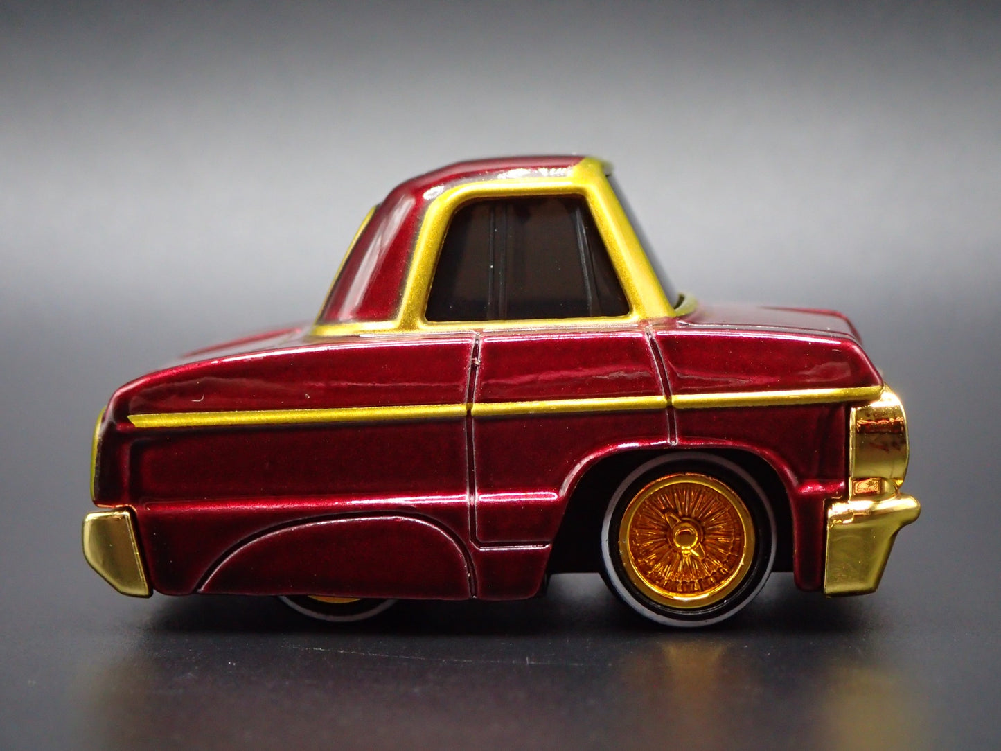 1964 64 CHEVY CHEVROLET IMPALA CAR TUNED BURGUNDY 1:64 SCALE DIECAST MODEL CAR