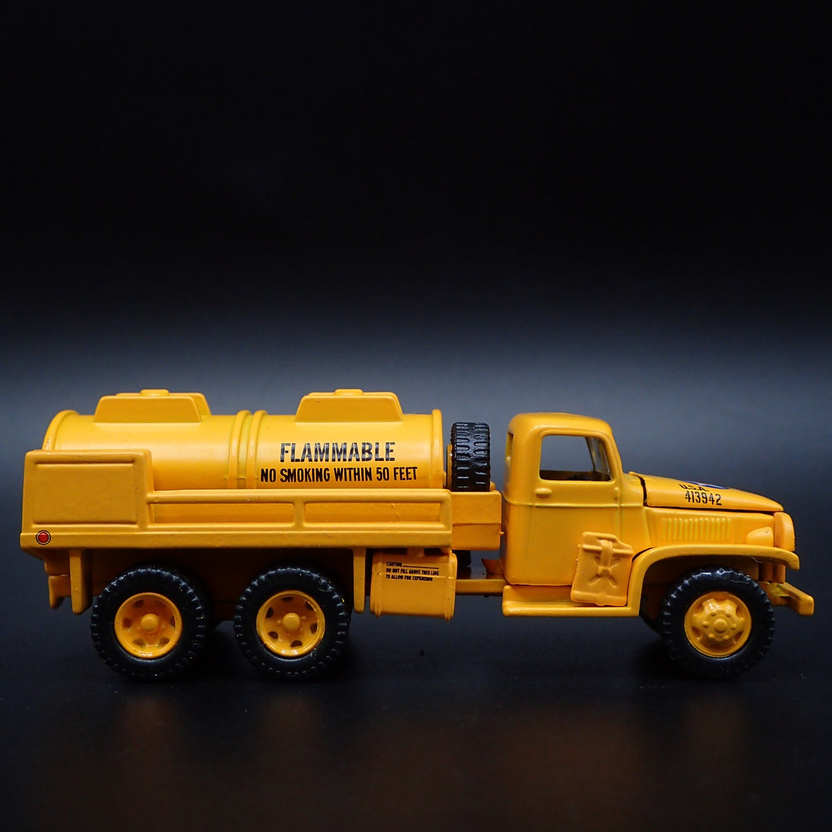PEARL H. GMC CCKW 2.5 TON 6X6 TRUCK MILITARY TANKER 1:87 SCALE DIECAST MODEL CAR-Burning Rubber Toy Company