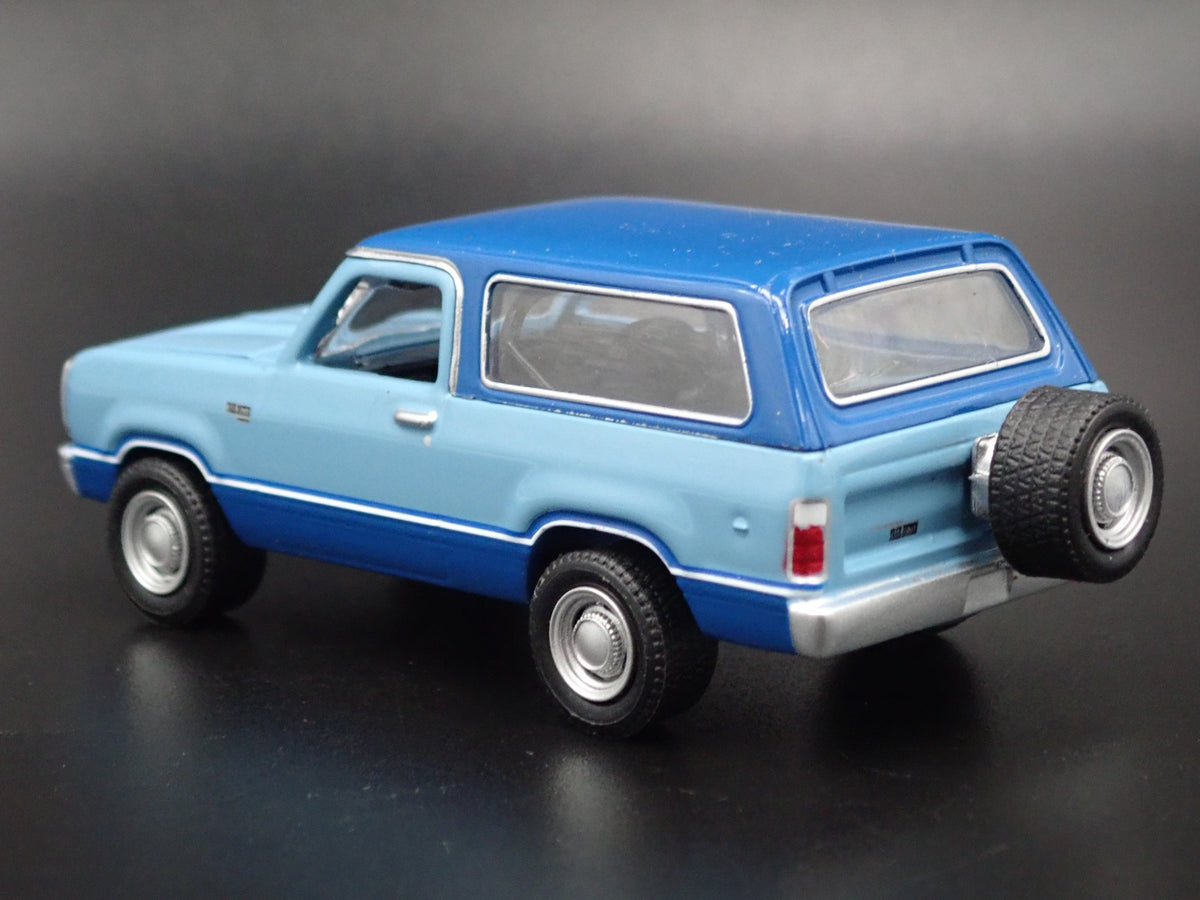 1977 PLYMOUTH TRAIL DUSTER 1/64 SCALE DIORAMA LIMITED DIECAST MODEL TRUCK-Burning Rubber Toy Company
