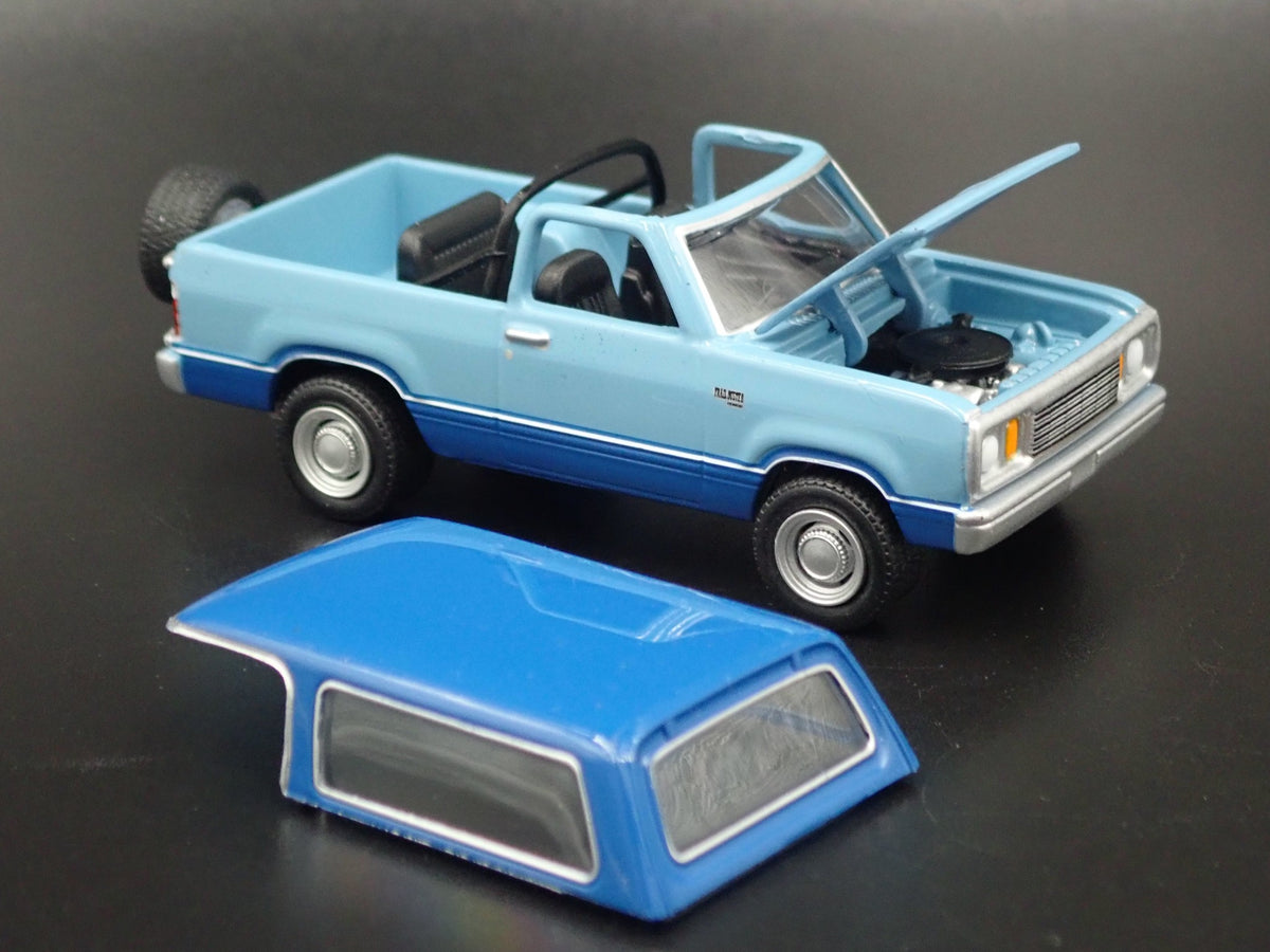 1977 PLYMOUTH TRAIL DUSTER 1/64 SCALE DIORAMA LIMITED DIECAST MODEL TRUCK-Burning Rubber Toy Company