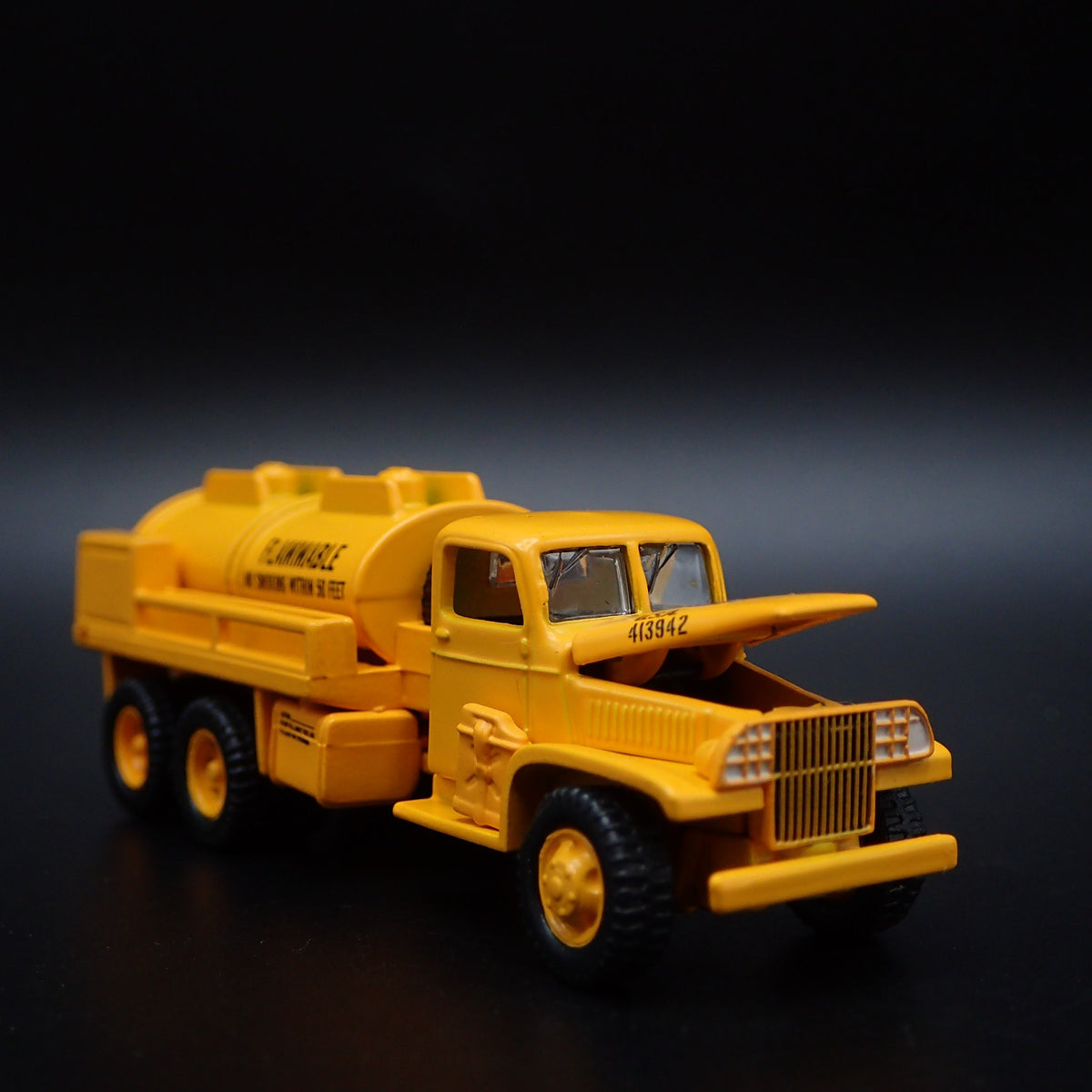 PEARL H. GMC CCKW 2.5 TON 6X6 TRUCK MILITARY TANKER 1:87 SCALE DIECAST MODEL CAR-Burning Rubber Toy Company