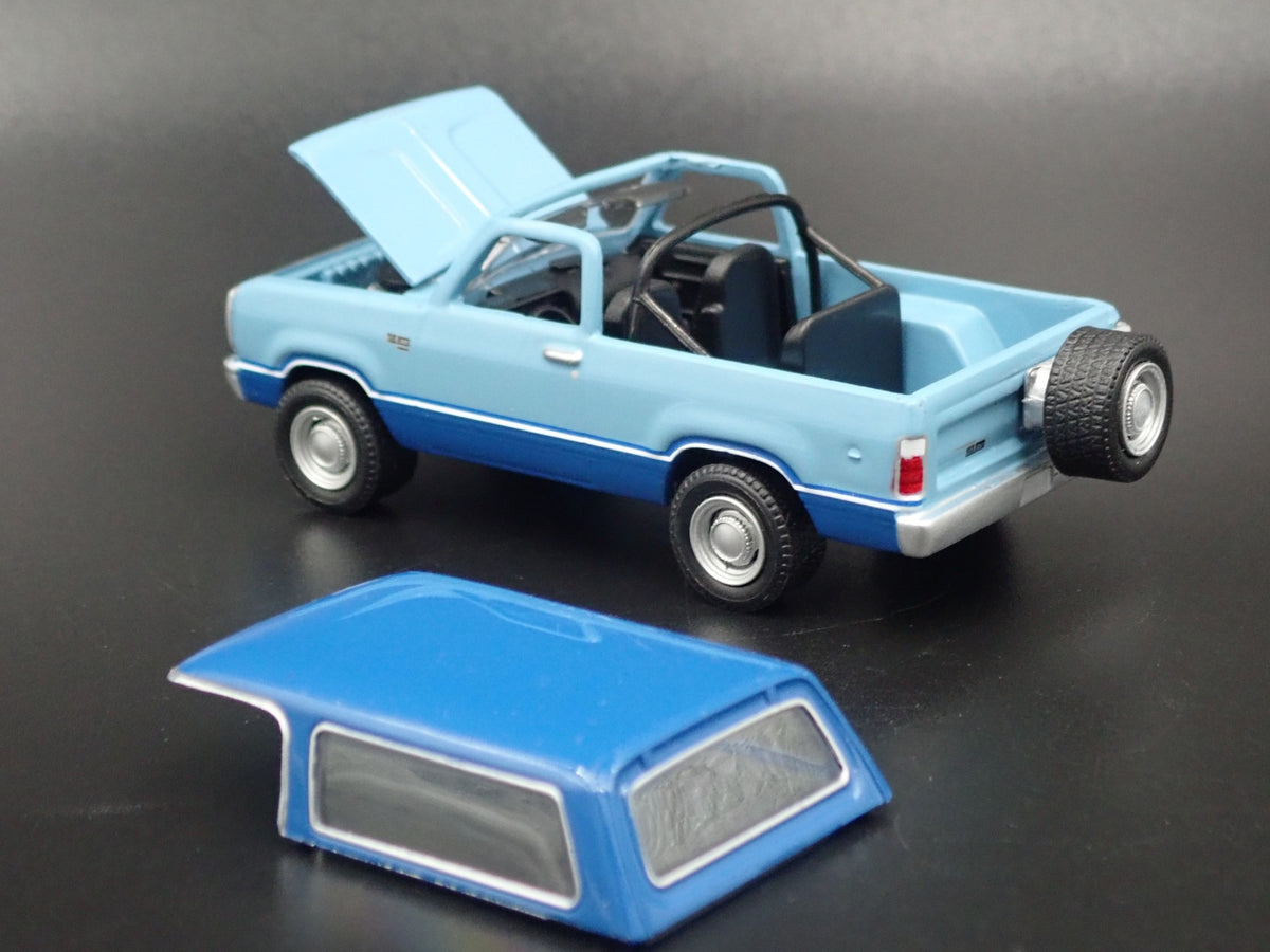 1977 PLYMOUTH TRAIL DUSTER 1/64 SCALE DIORAMA LIMITED DIECAST MODEL TRUCK-Burning Rubber Toy Company