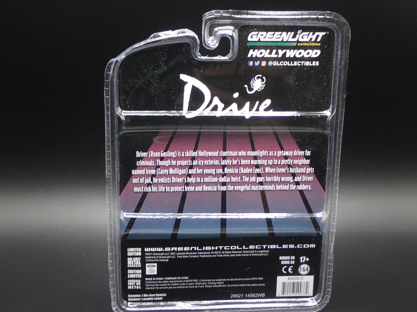 2022 GREENLIGHT GREEN MACHINE 1992 FORD CROWN VIC DRIVE LAPD HOLLYWOOD 33 CHASE