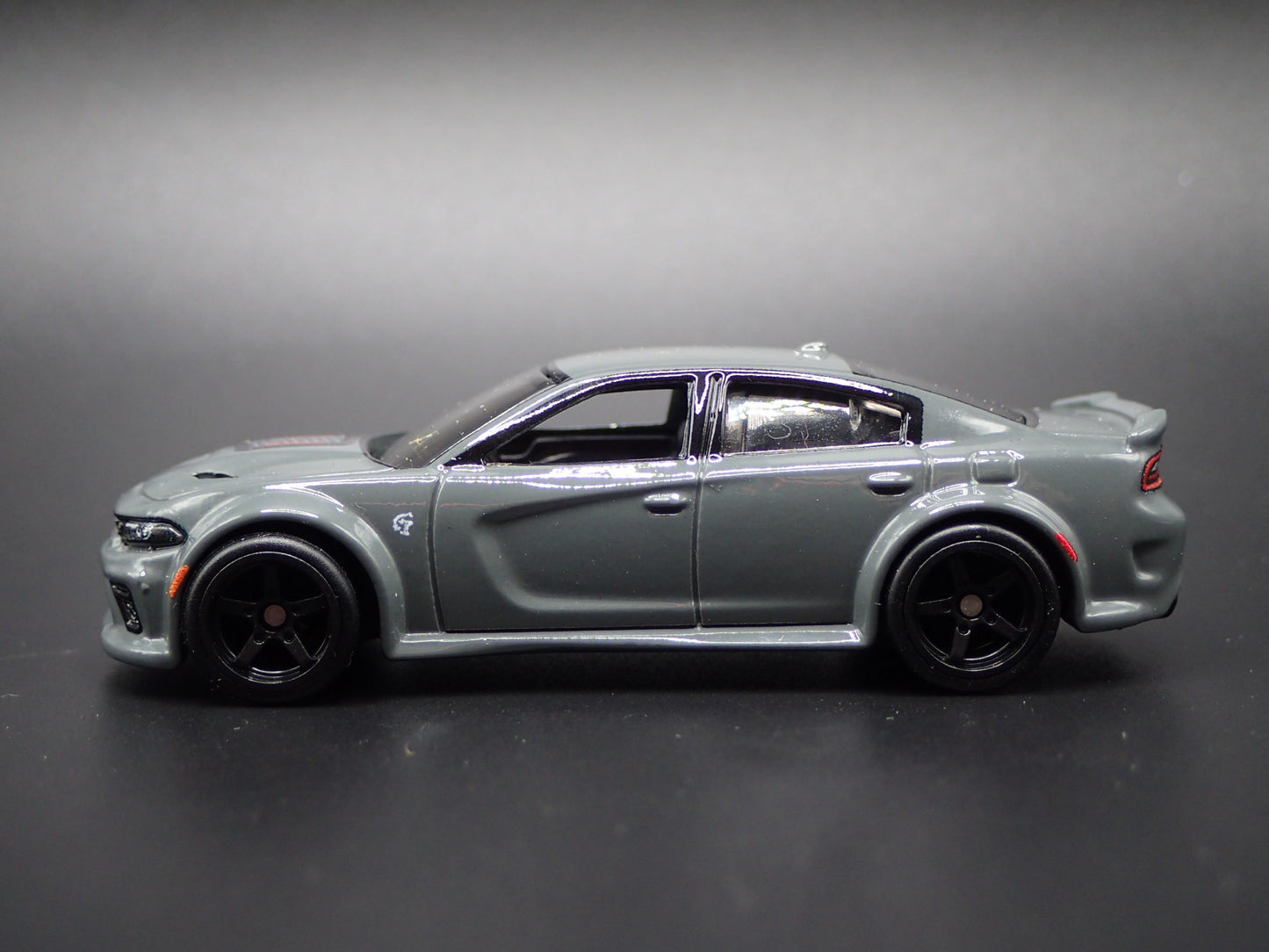2011-2023 DODGE CHARGER SRT HELLCAT GRAY 1:64 SCALE DIORAMA DIECAST MODEL CAR