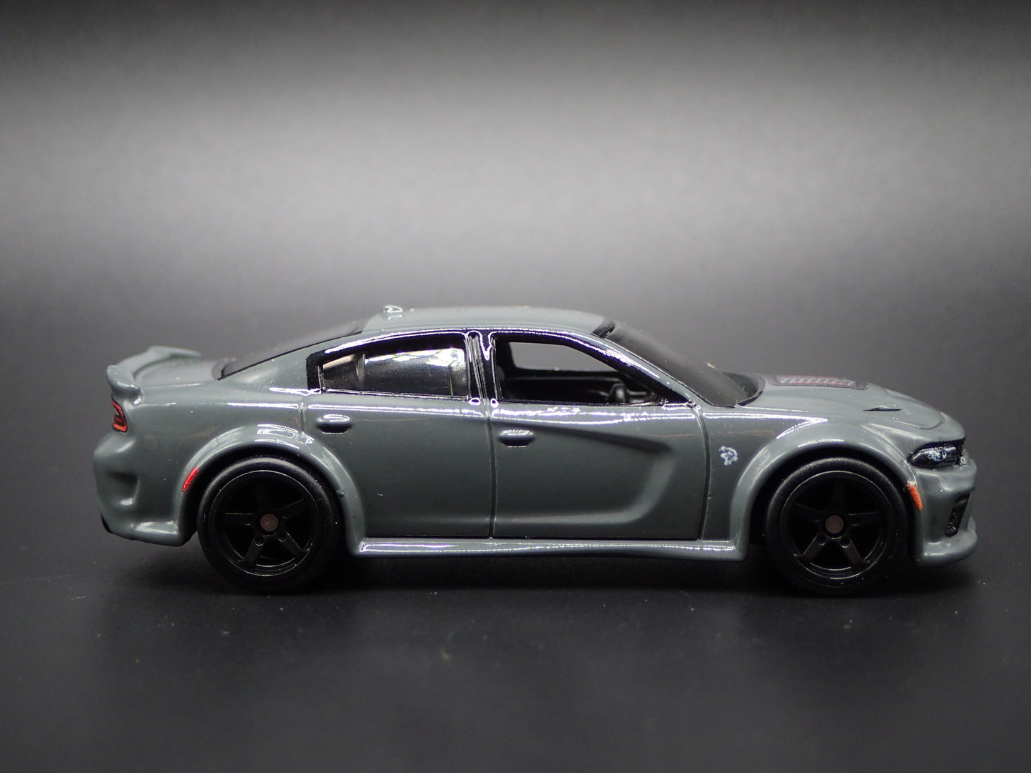 2011-2023 DODGE CHARGER SRT HELLCAT GRAY 1:64 SCALE DIORAMA DIECAST MODEL CAR