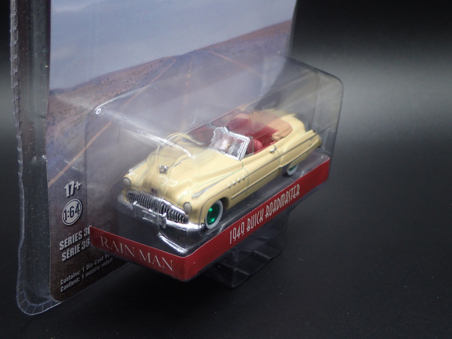 2023 GREENLIGHT GREEN MACHINE 1949 BUICK ROADMASTER RAIN MAN HOLLYWOOD 36 CHASE