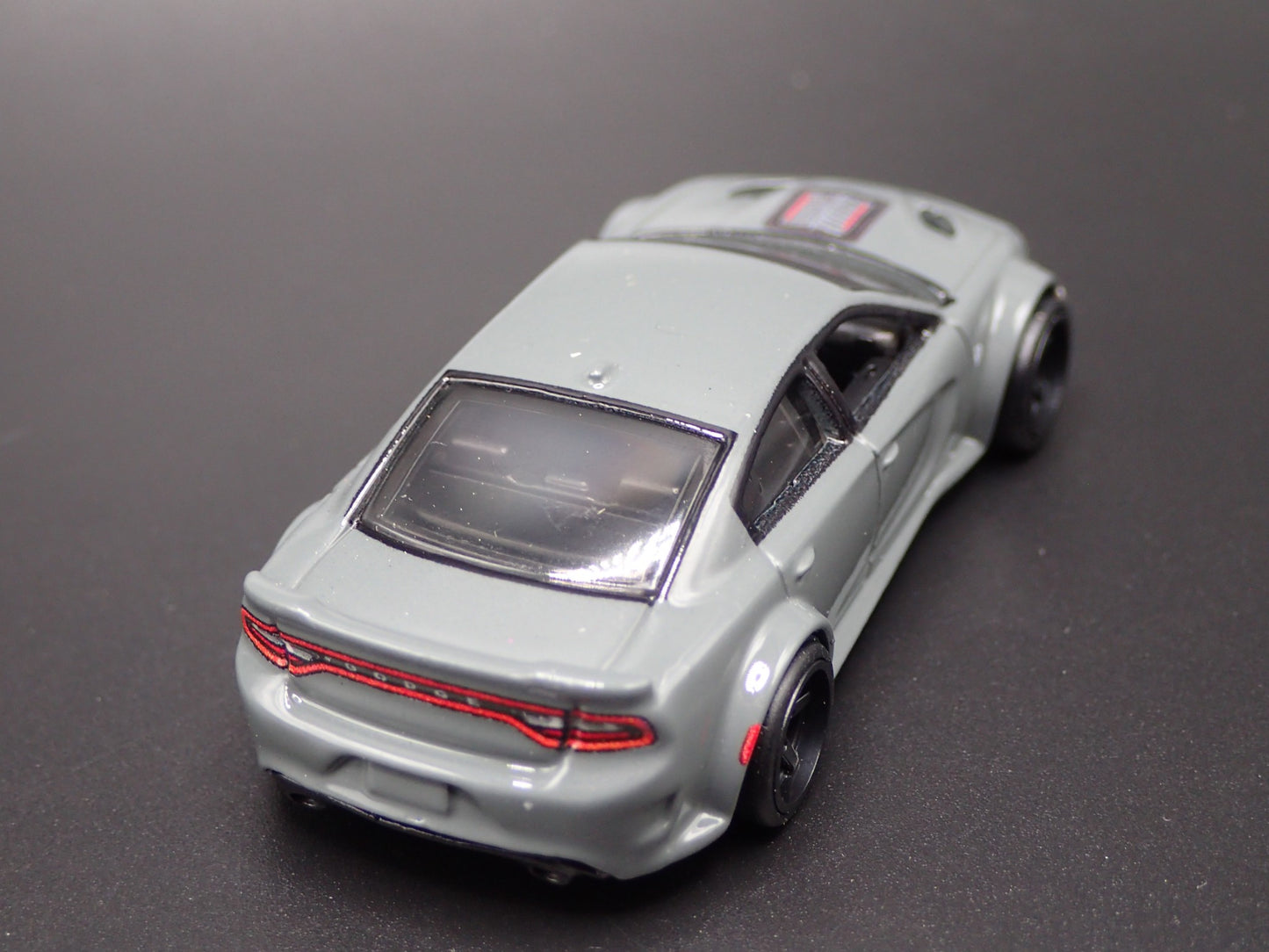 2011-2023 DODGE CHARGER SRT HELLCAT GRAY 1:64 SCALE DIORAMA DIECAST MODEL CAR