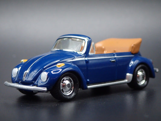 1975 75 VW VOLKSWAGEN SUPER BEETLE BUG CONVERTIBLE 1/64 SCALE DIECAST MODEL CAR