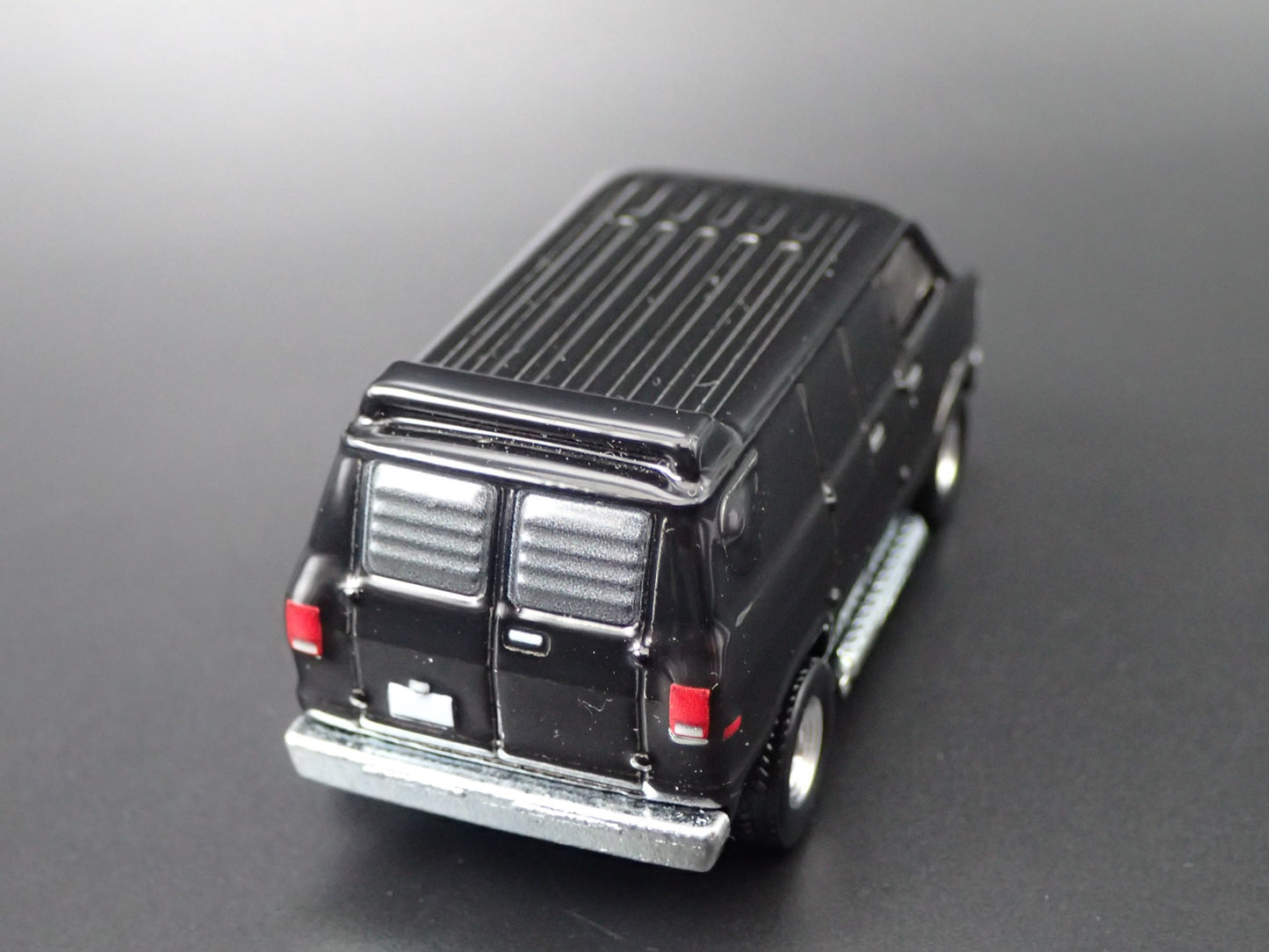 1979-1997 DODGE RAM VAN BLACK 1:64 SCALE COLLECTIBLE DIORAMA DIECAST MODEL CAR