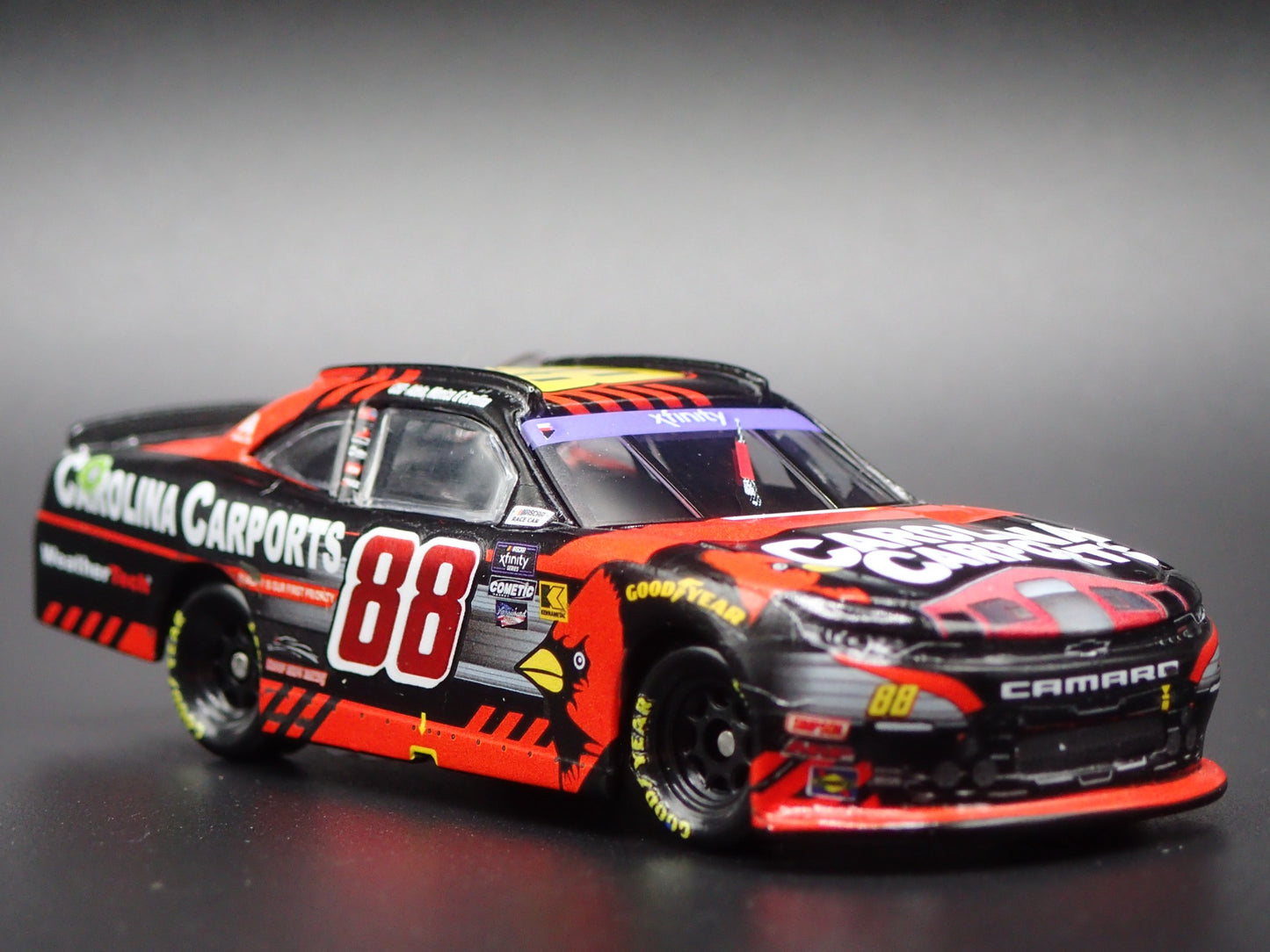 2024 CHEVY CAMARO 88  CONNER ZILISCH CAROLINA CAR NASCAR 1:64 DIECAST MODEL CAR
