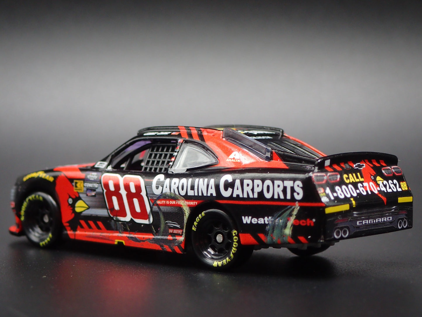 2024 CHEVY CAMARO 88  CONNER ZILISCH CAROLINA CAR NASCAR 1:64 DIECAST MODEL CAR