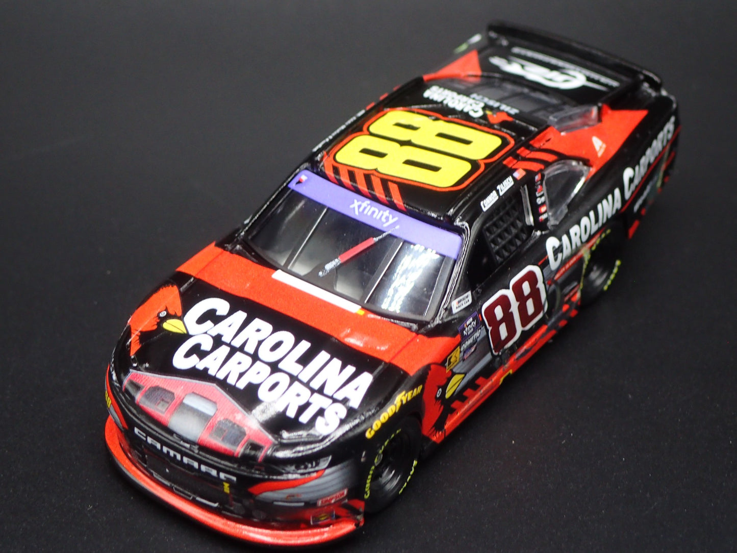 2024 CHEVY CAMARO 88  CONNER ZILISCH CAROLINA CAR NASCAR 1:64 DIECAST MODEL CAR