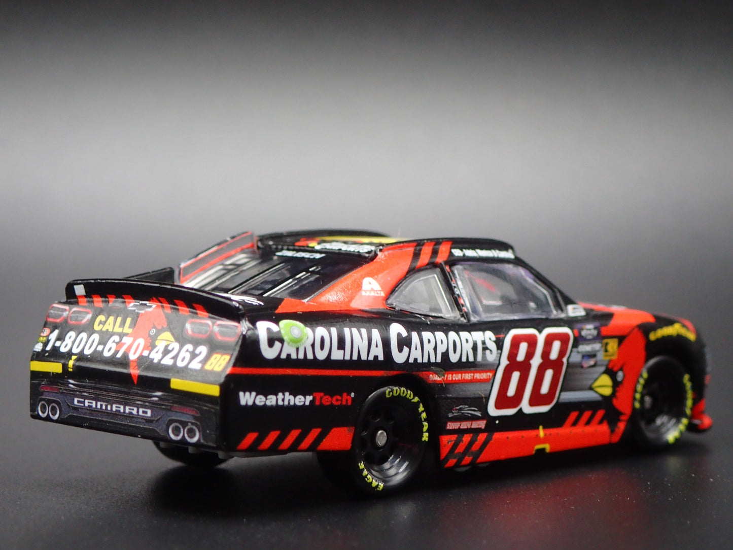 2024 CHEVY CAMARO 88  CONNER ZILISCH CAROLINA CAR NASCAR 1:64 DIECAST MODEL CAR
