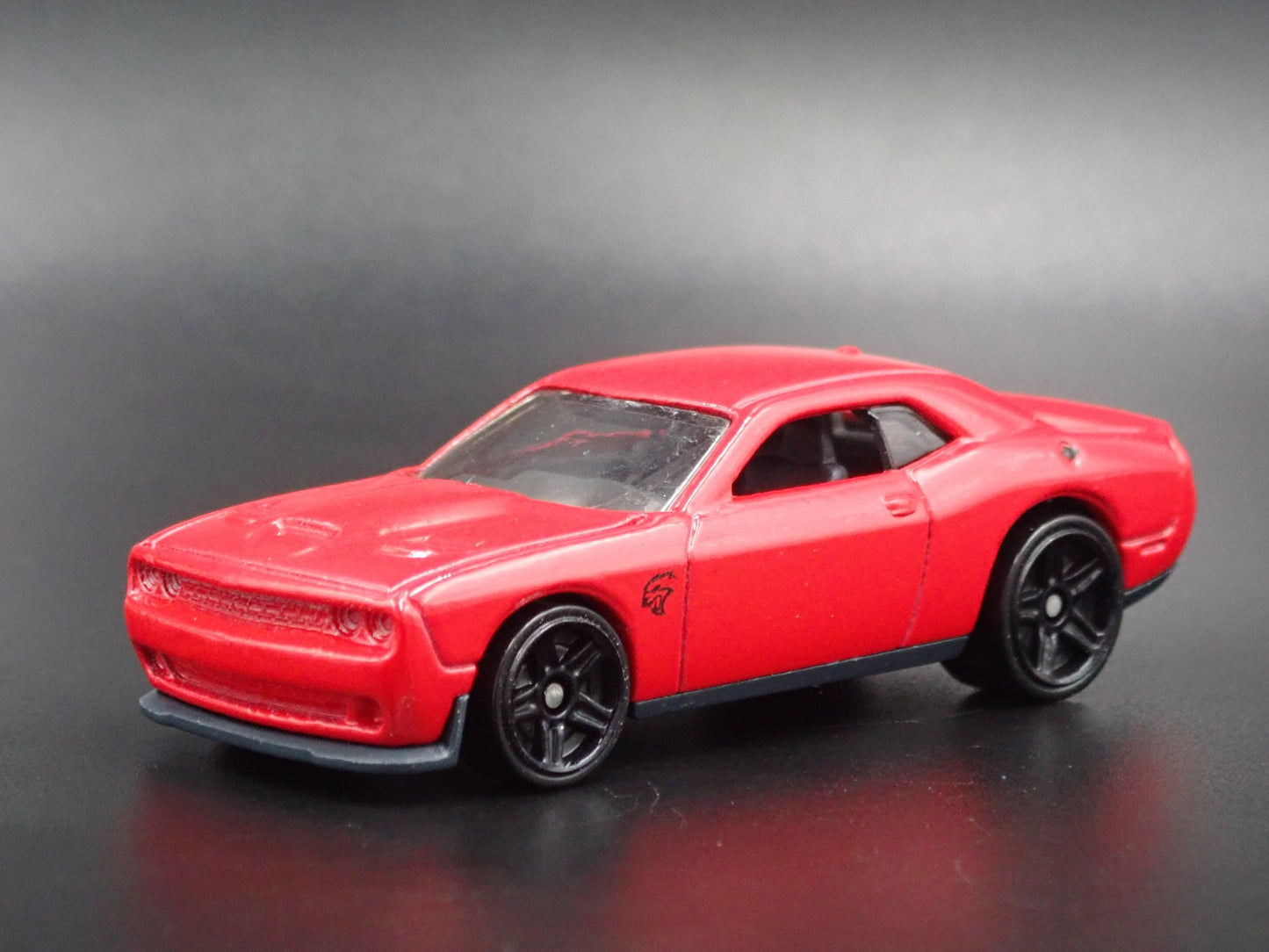 2008-2023 DODGE CHALLENGER SRT HELLCAT RED 1/64 SCALE DIORAMA DIECAST MODEL CAR