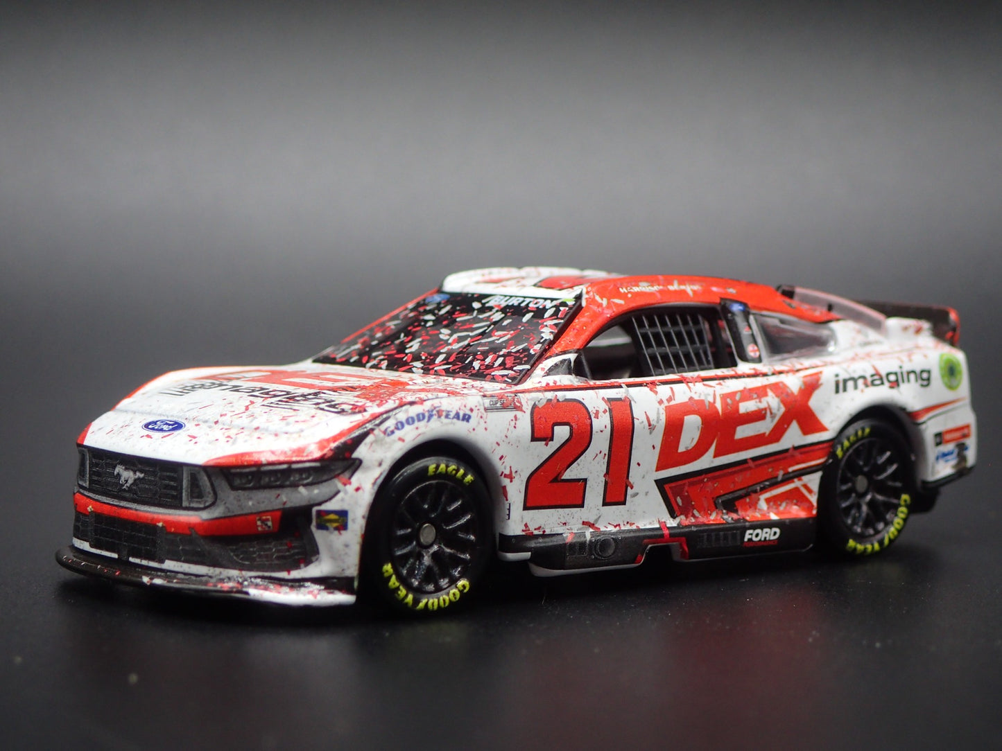 2024 24 MUSTANG 21 HARRISON BURTON FORD DEX NASCAR 1:64 SCALE DIECAST MODEL CAR