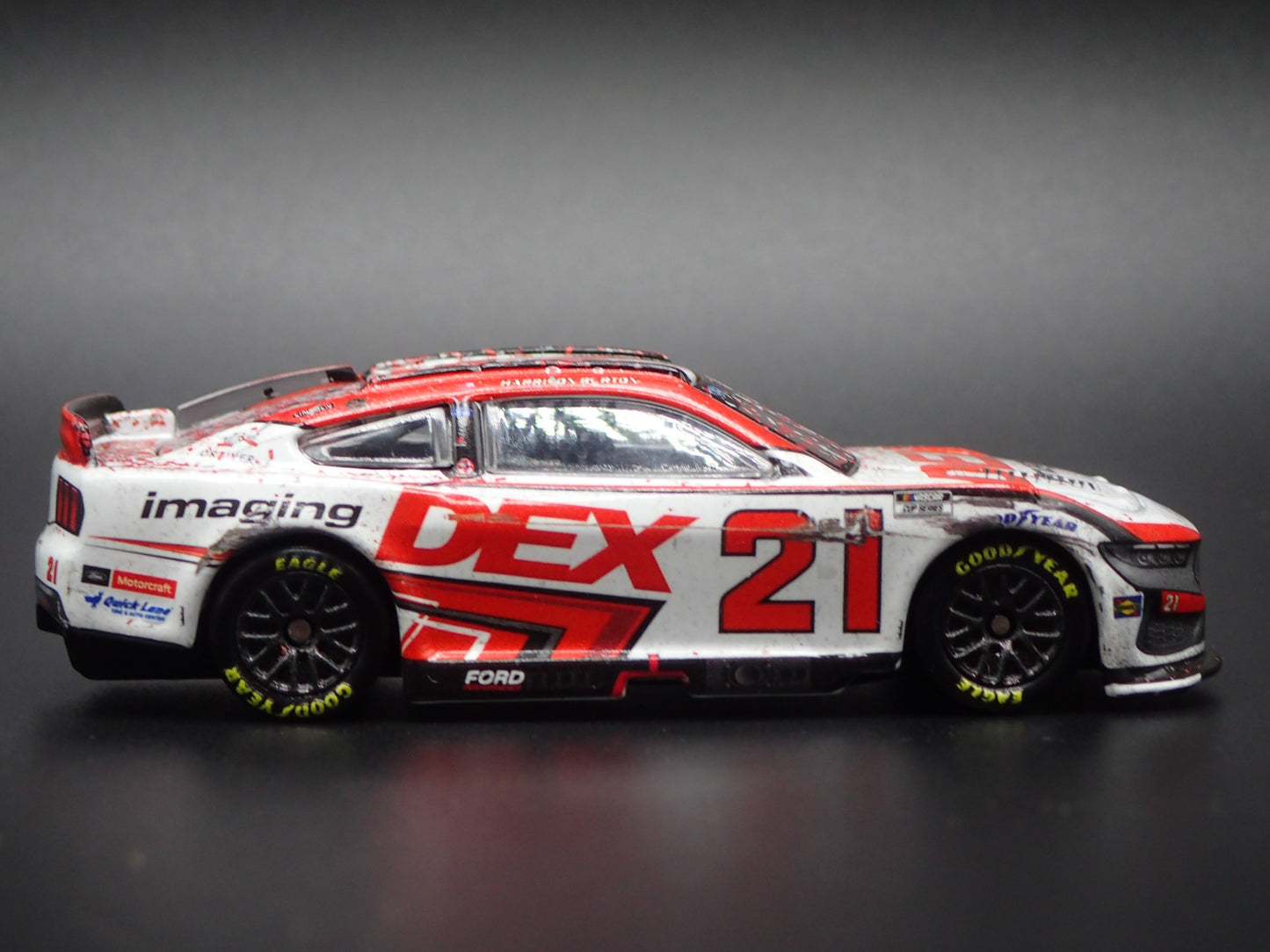 2024 24 MUSTANG 21 HARRISON BURTON FORD DEX NASCAR 1:64 SCALE DIECAST MODEL CAR