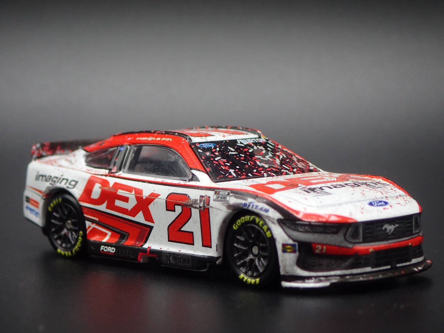 2024 24 MUSTANG 21 HARRISON BURTON FORD DEX NASCAR 1:64 SCALE DIECAST MODEL CAR